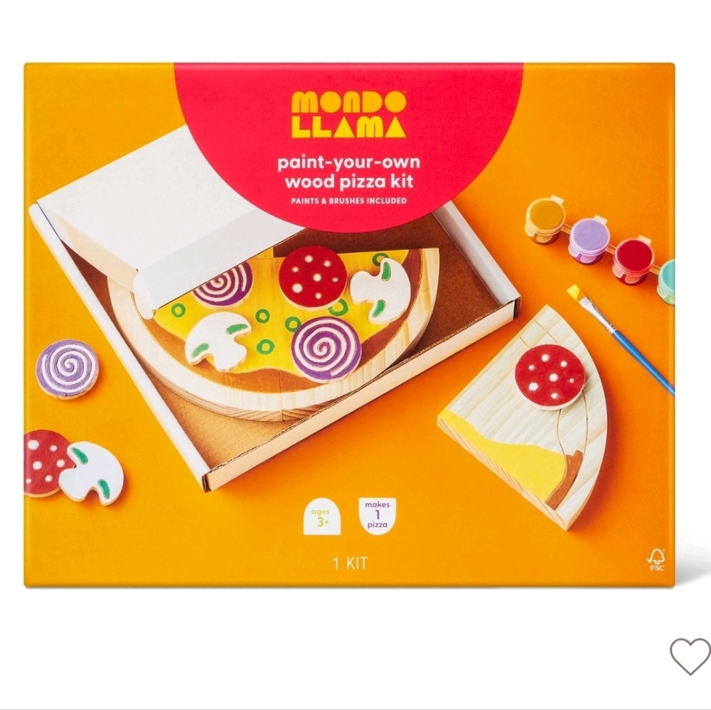 Mondo Llama Paint Your Own Pizza
